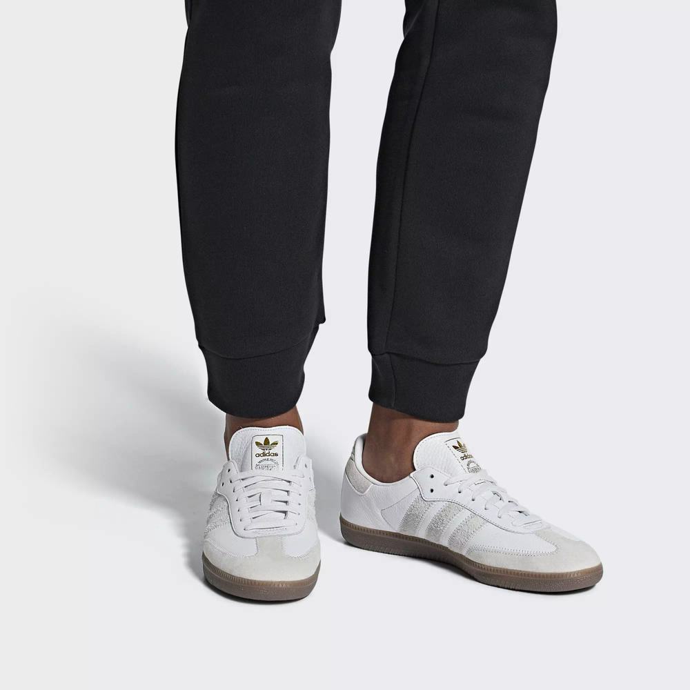 Adidas Samba OG FT Tenis Blancos Para Hombre (MX-84819)